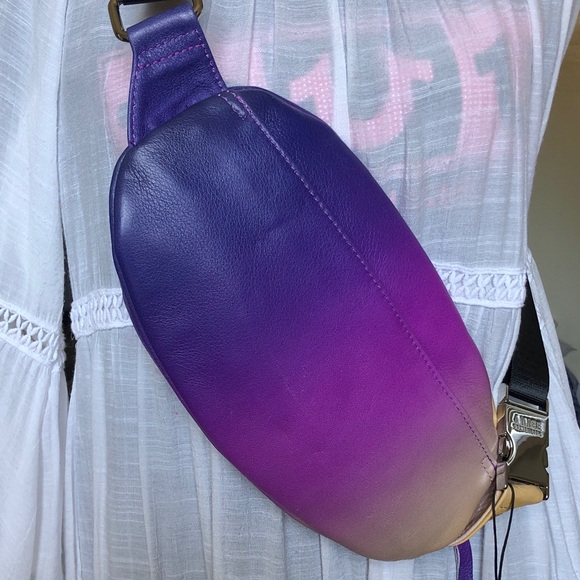 NWT Aimee Kestenberg Genuine Leather Convertible Belt/Crossbody Bag - Picture 5 of 10